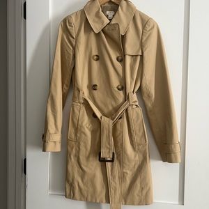 J.Crew Trench Coat-never worn!